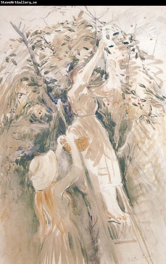 Berthe Morisot Study of Peach tree
